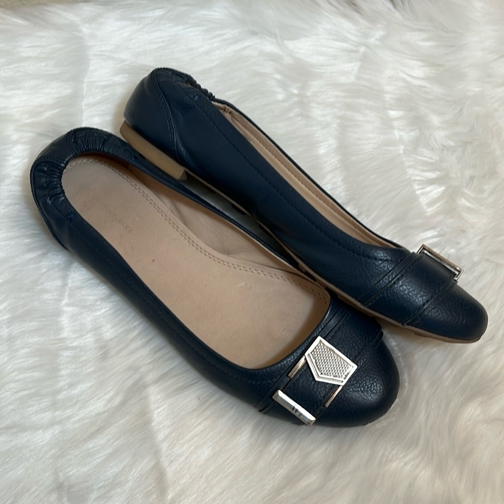 Calvin Klein Jeans Navy Flats Business Casual Shoes